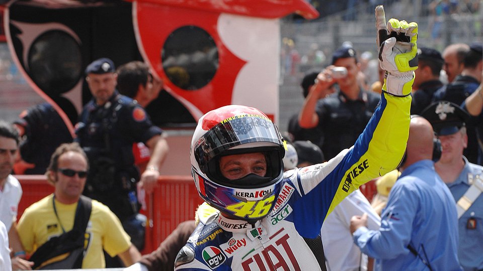 Valentino Rossi dominiert in Mugello, Foto: Fiat Yamaha
