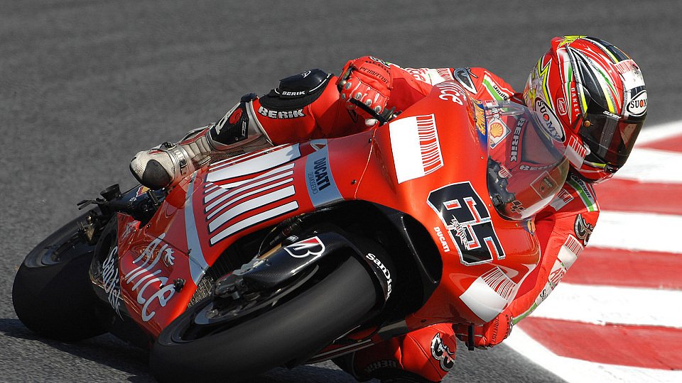 Loris Capirossi hatte am Samstag einfach kein Glück, Foto: Ducati