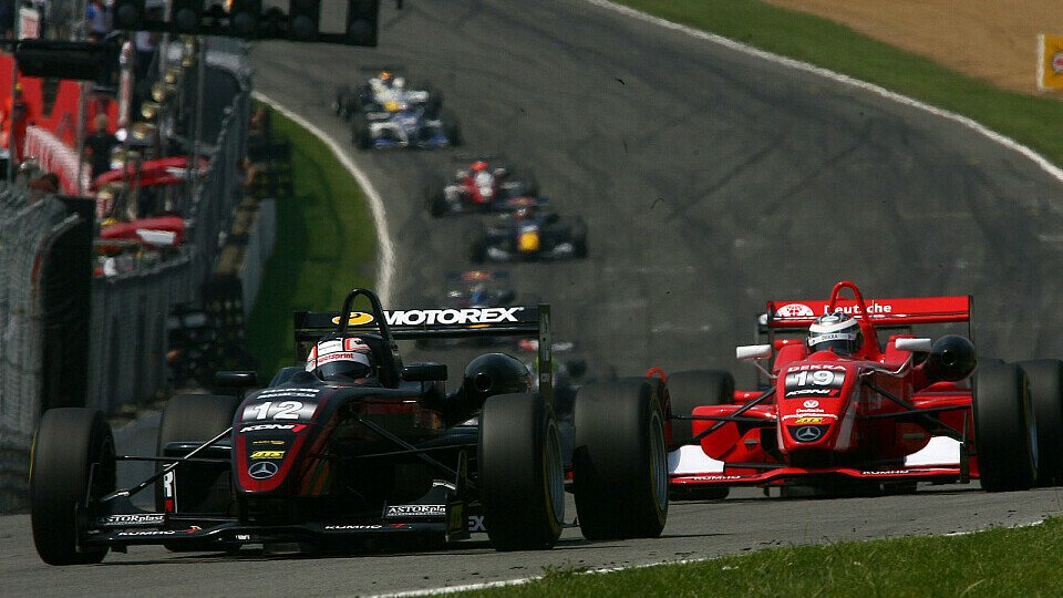 Mehr als Hinterherfahren war in Brands Hatch nicht möglich, Foto: F3 EuroSerie Mehr als Hinterherfahren war in Brands Hatch nicht möglich, Foto: F3 EuroSerie