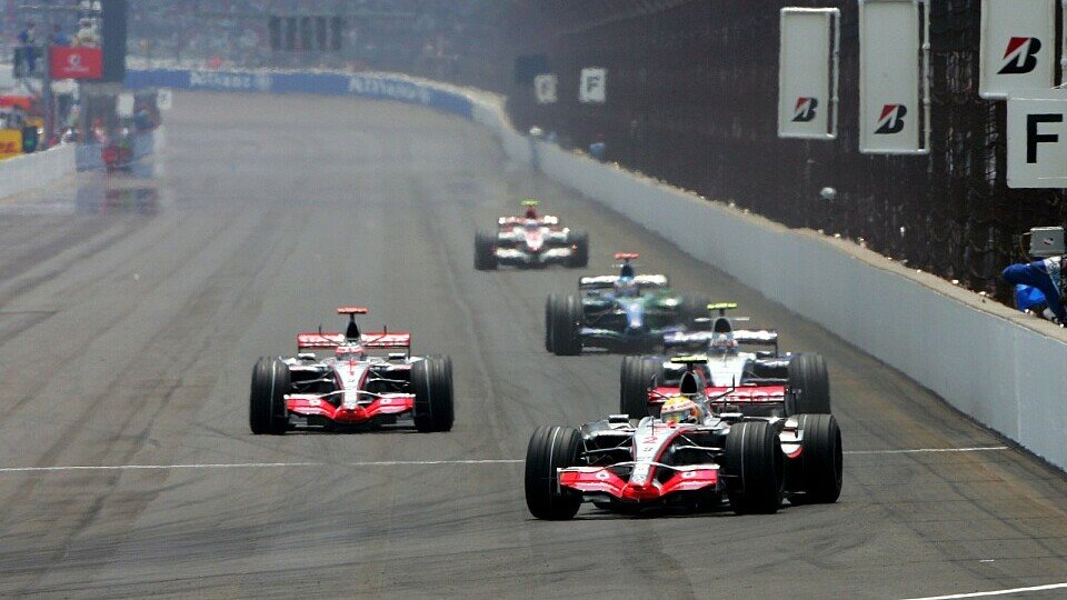 2007 war die Formel 1 zum letzten Mal in Indianapolis unterwegs., Foto: Sutton
