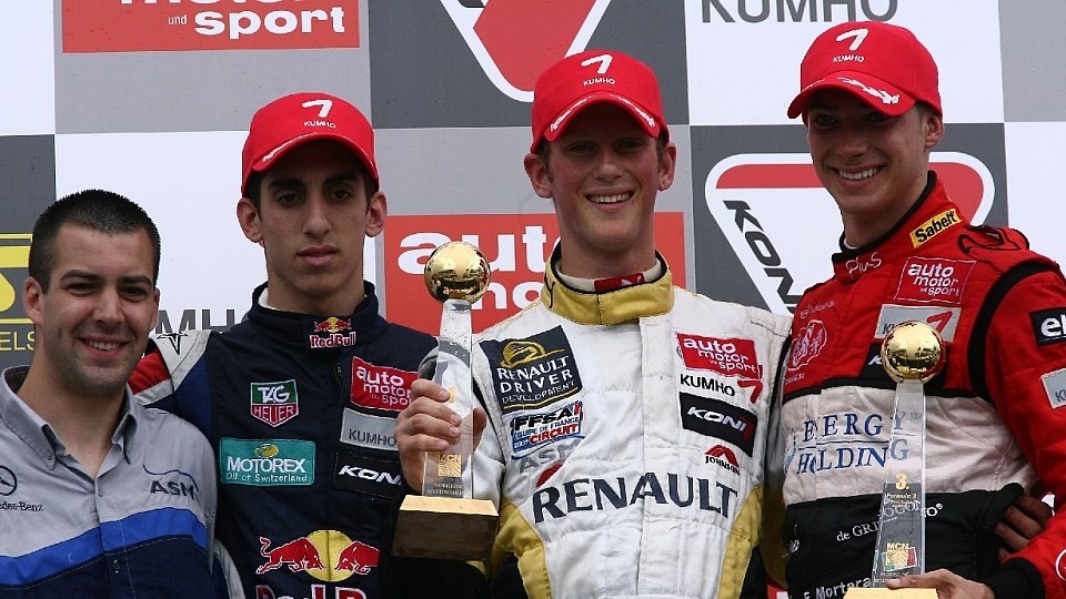 Buemi, Grosjean und Mortara - alle drei wollen hoch hinaus, Foto: F3 EuroSerie Buemi, Grosjean und Mortara - alle drei wollen hoch hinaus, Foto: F3 EuroSerie