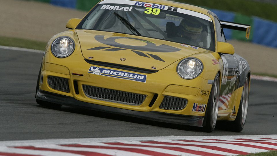 Menzel kam auf Platz zwei, Foto: Porsche