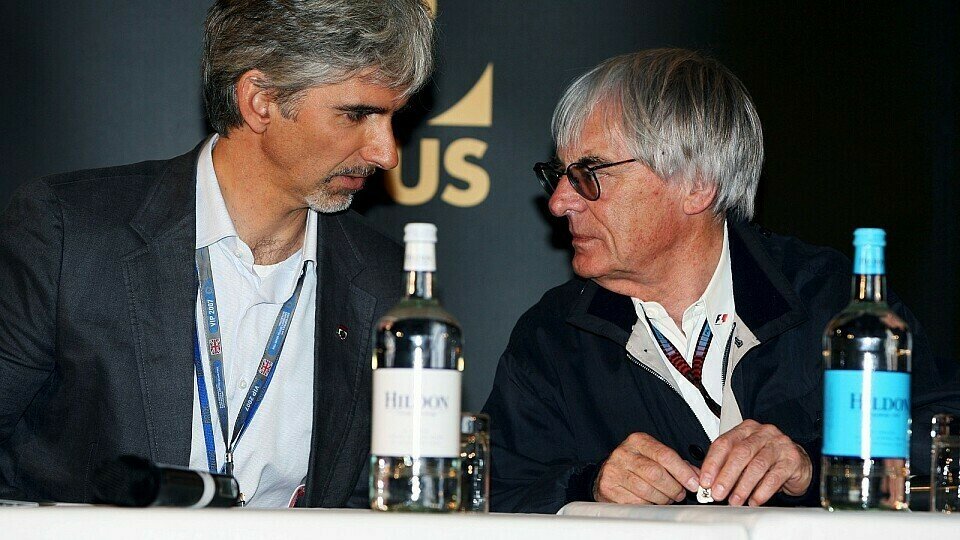 Damon Hill und Bernie Ecclestone haben unterschiedliche Ansichten, Foto: Sutton