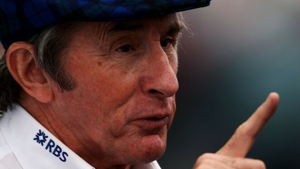 Jackie Stewart hebt den Finger., Foto: Sutton