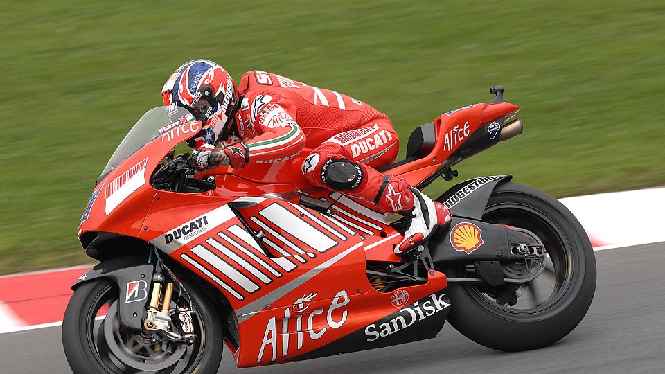 Casey Stoner erlebte sein bestes Wochenende, Foto: Ducati