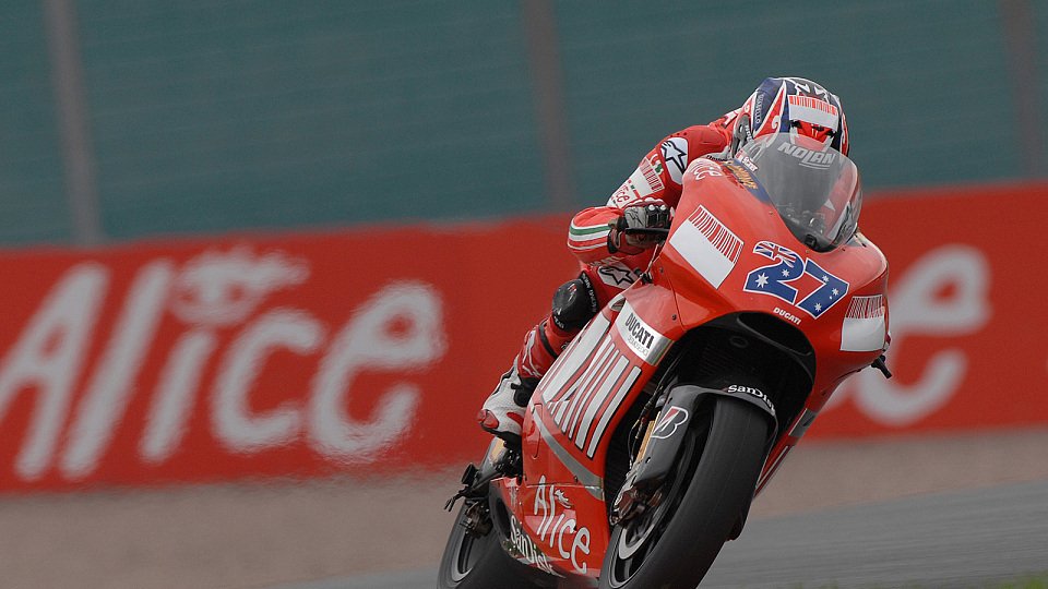 Auch mit einem Fehler war Casey Stoner nicht zu schlagen, Foto: Ducati