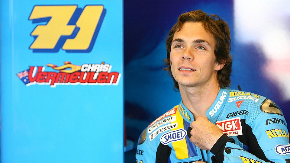 Chris Vermeulen hatte mehrere Gründe zur Freude, Foto: Rizla Suzuki