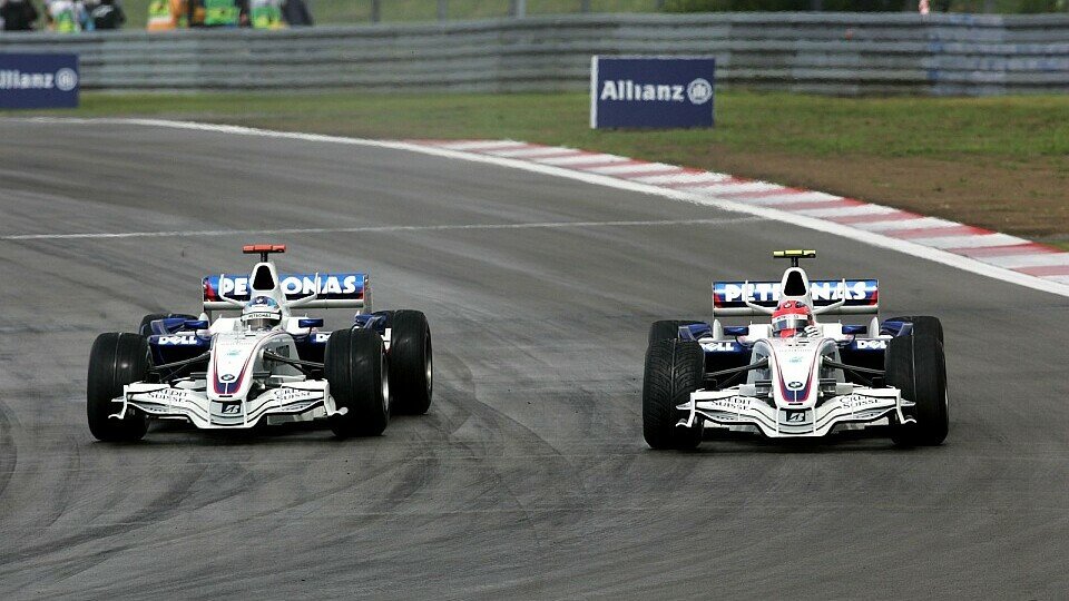 Zwischen Nick Heidfeld und Robert Kubica gibt es nach dem letzten Rennen atmosphärische Störungen., Foto: Sutton