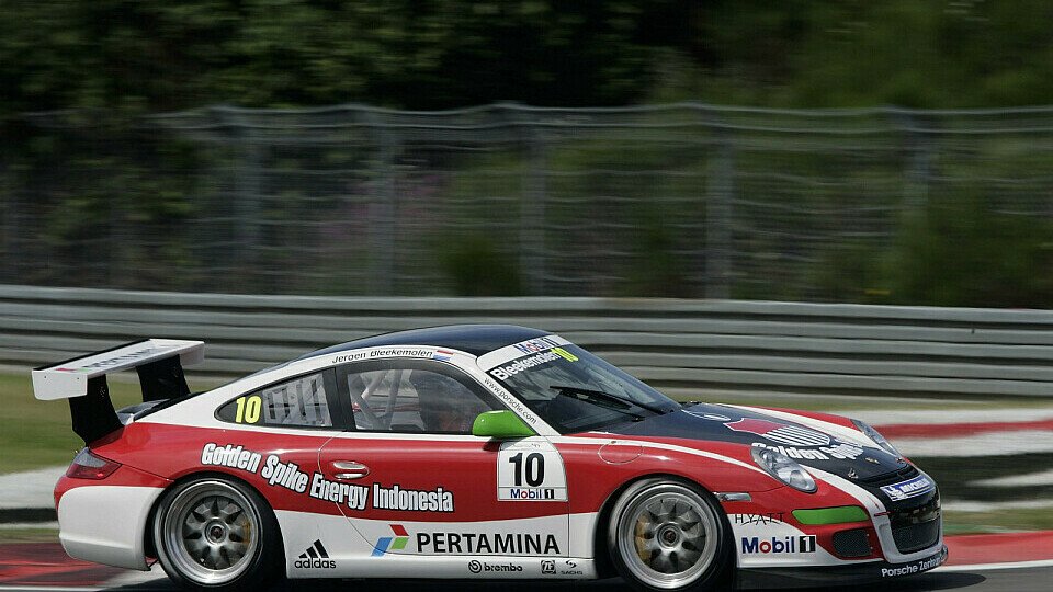 Jeroen Bleekemolen auch in Ungarn auf Pole, Foto: Porsche Jeroen Bleekemolen auch in Ungarn auf Pole, Foto: Porsche