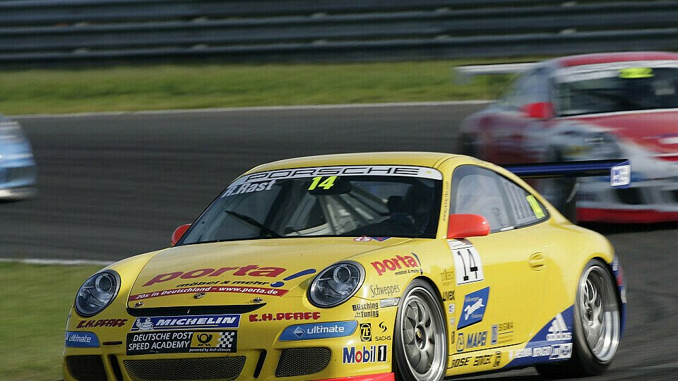 René hat das Pech vertrieben., Foto: Porsche