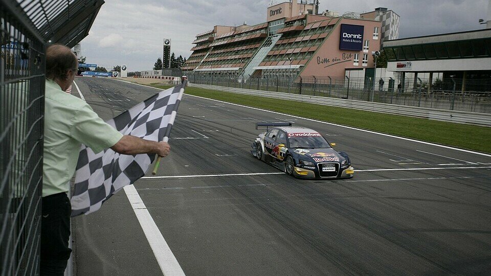 Tomczyk überquerte 2007 die Ziellinie als Erster, Foto: Audi