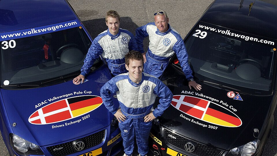 Stefan Kolb mit seinen Kollegen aus Dänemark, Foto: Volkswagen