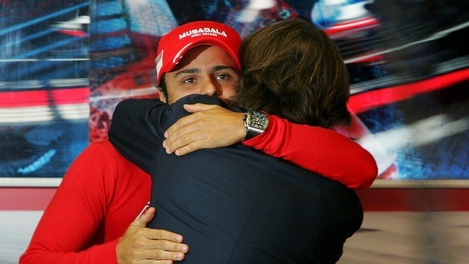 Felipe Massa und Luca di Montezemolo stehen sich noch nahe, Foto: Sutton