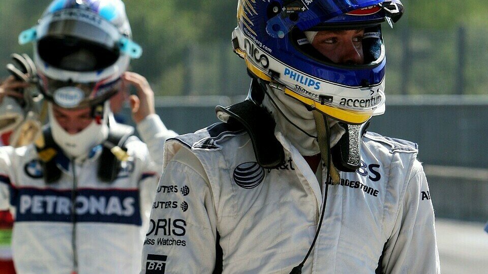 Weder Rosberg noch Heidfeld wissen, wohin die Reise geht, Foto: Sutton