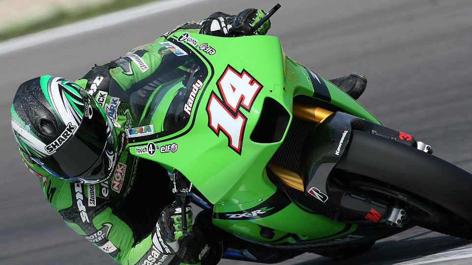 Bei Randy de Puniet lief es sofort gut, Foto: Kawasaki