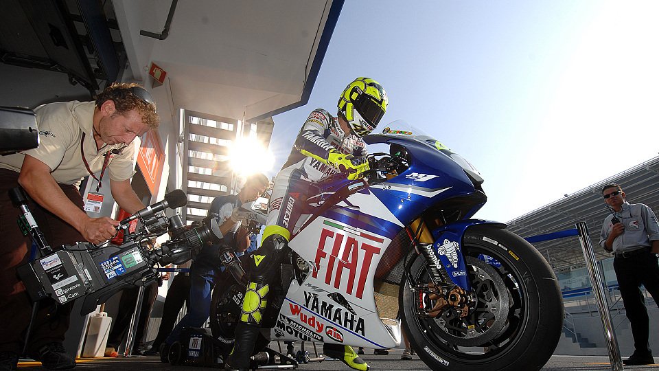 Valentino Rossi widmete den Sieg in Estoril Colin McRae, Foto: Fiat Yamaha
