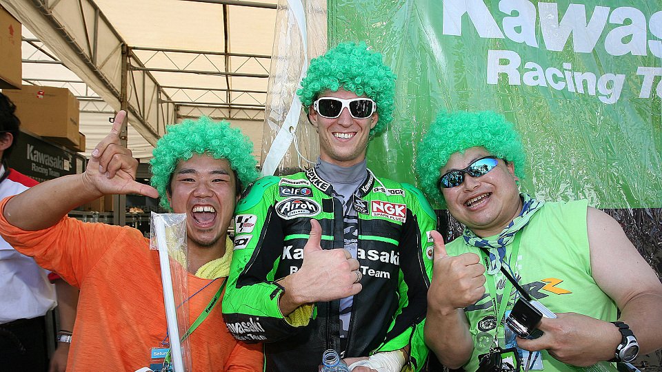 Anthony West stoppte der Start, Foto: Kawasaki