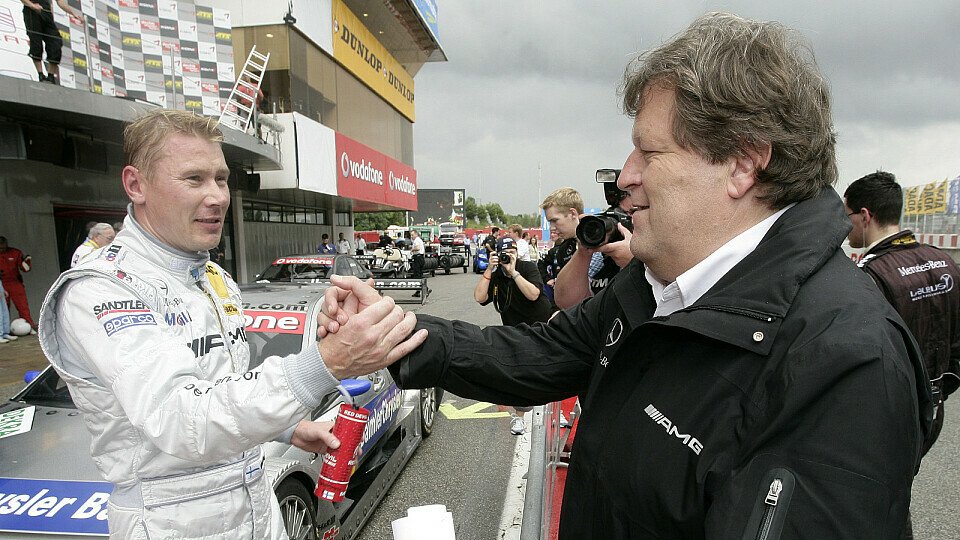 Mika Häkkinen zeigte sich in Mercedes-Reihen am schnellsten., Foto: DTM