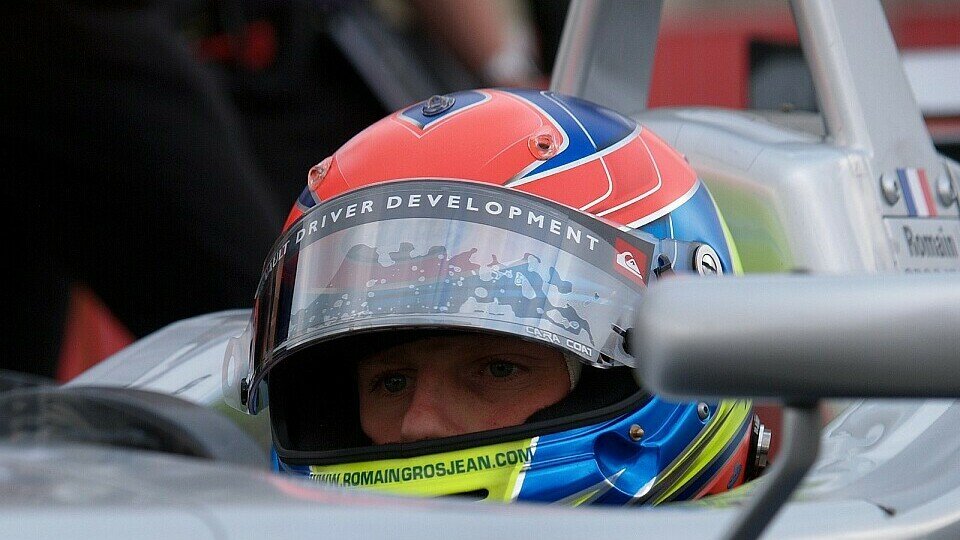 Lokalmatador und Führender: Romain Grosjean, Foto: Sutton