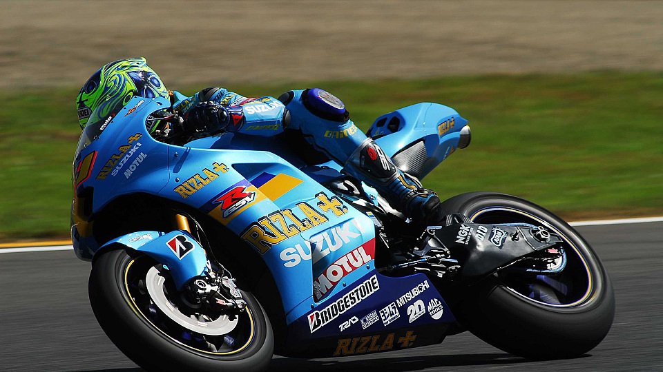 Im Test lief es für Chris Vermeulen besser, Foto: Rizla Suzuki