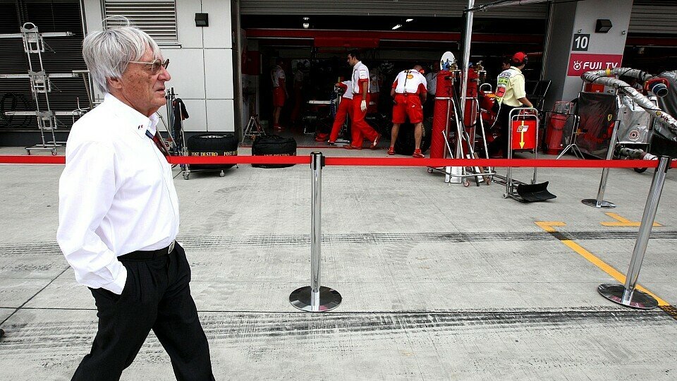 Bernie hat die F1-Welt im GRiff - nur die Spionagewelt nicht..., Foto: Sutton