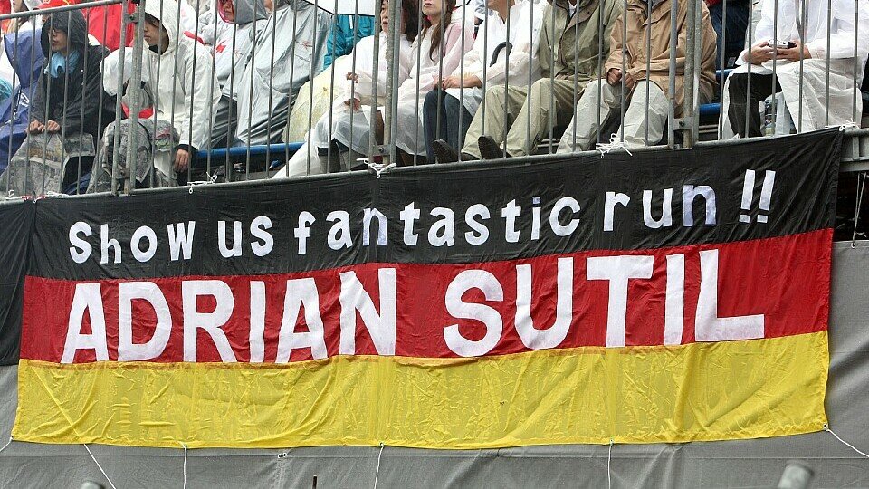 Sutil holte den ersten WM-Punkt seiner Karriere., Foto: Sutton