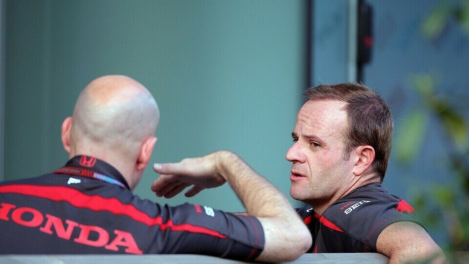 Rubens Barrichello wirkte entspannt, Foto: Sutton