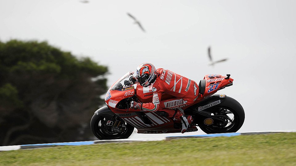 Casey Stoner holte den erhofften Heimsieg, Foto: Ducati