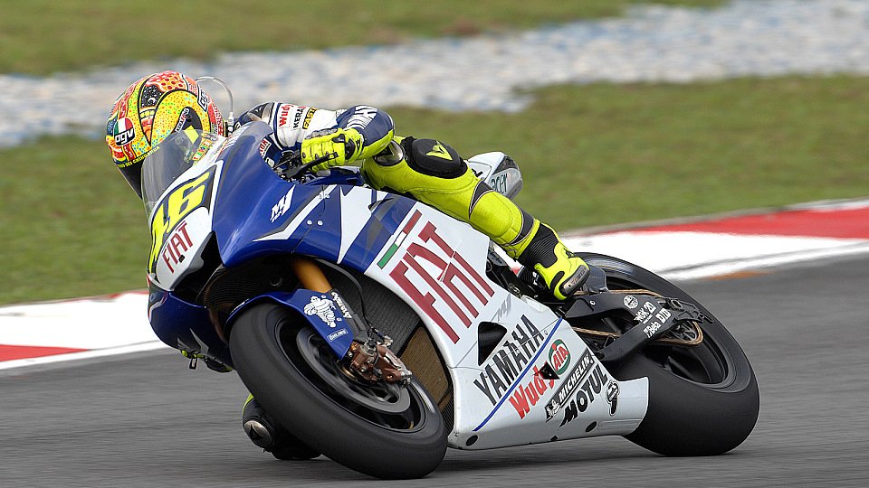 Valentino Rossi fand am Sonntag eine gute Pace, Foto: Fiat Yamaha