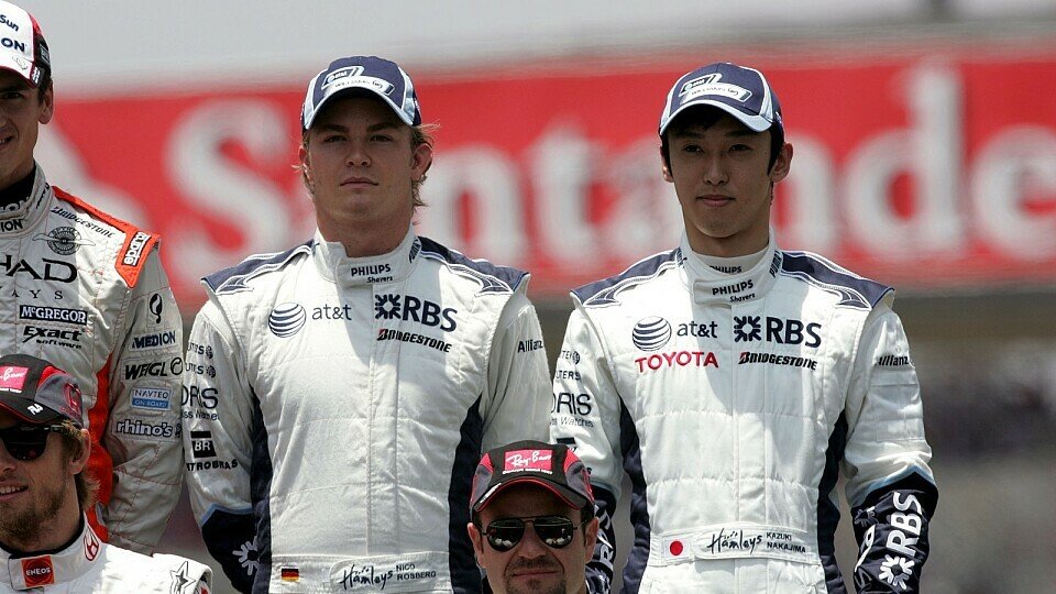 Nakajima und Rosberg fahren auch 2008 für Williams, Foto: Sutton