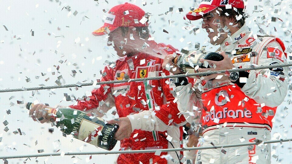Alonso und Räikkönen: dieses Duo würde Montezemolo gefallen., Foto: Sutton