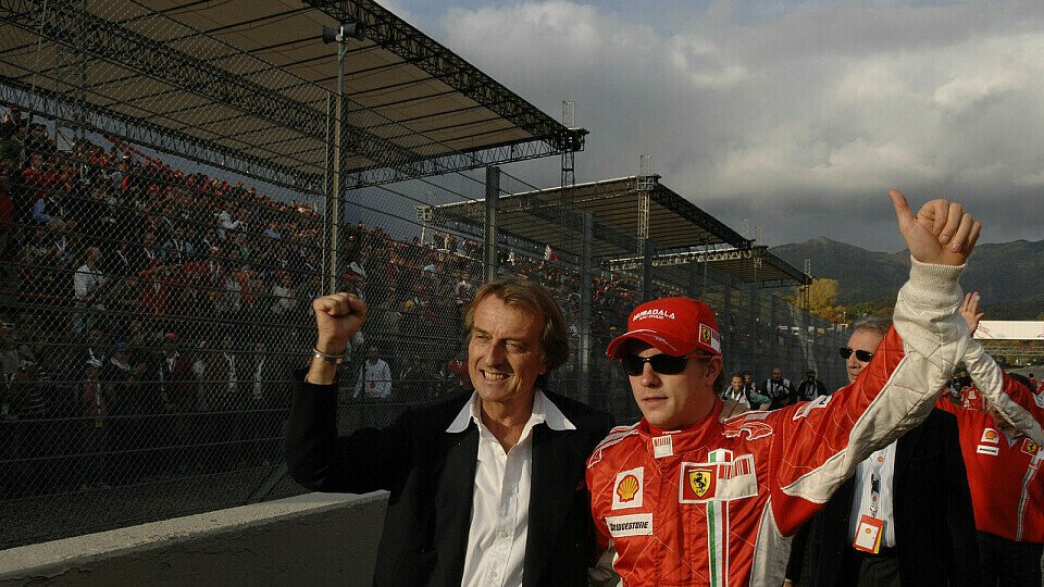 Luca di Montezemolo rechnet mit der angemessenen Unterstützung durch Kimi Räikkönen, Foto: Ferrari Press Office