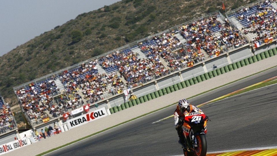 Dani Pedrosa konnte den Fans den Sieg bieten, Foto: Honda