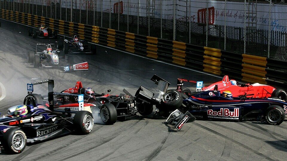 Sébastien Buemi war mittendrin, Foto: Macau GP Sébastien Buemi war mittendrin, Foto: Macau GP
