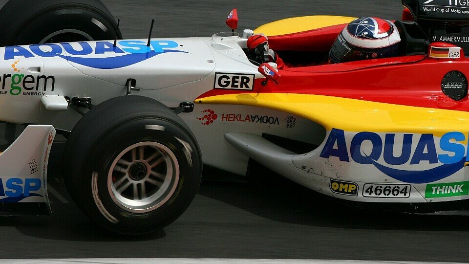 Michael Ammermüller führte das Rennen alle 13 Runden an, Foto: A1GP