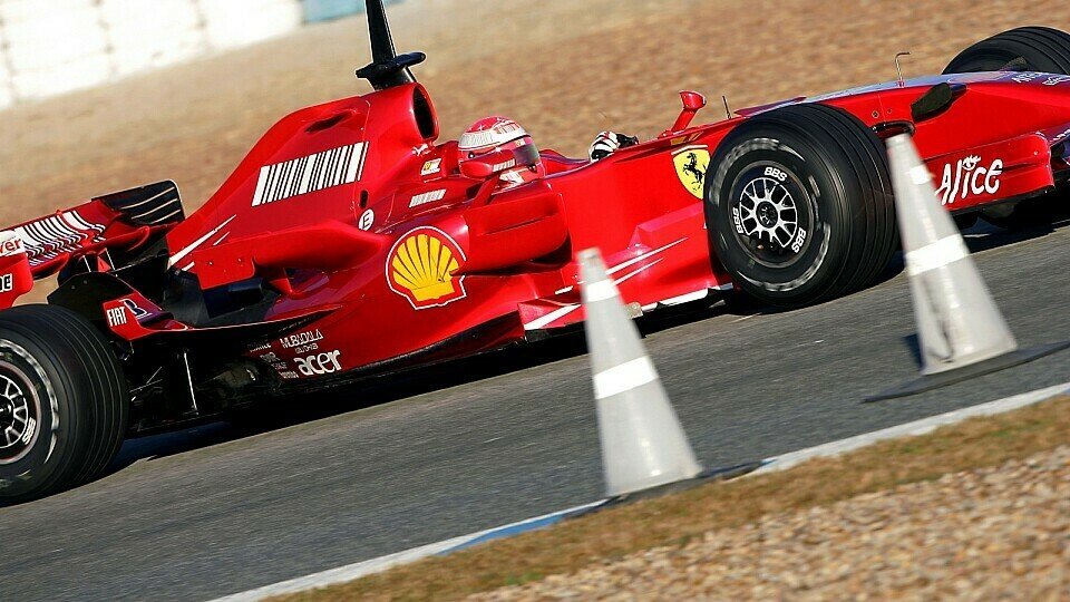 Den F2007 hat Schumacher bereits Ende 2007 getestet., Foto: Sutton