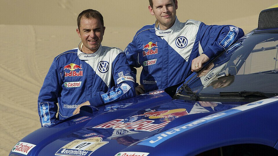 Von Zitzewitz und de Villiers sind bereit für den großen Erfolg., Foto: VW Motorsport