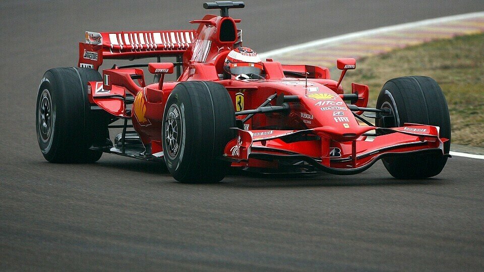 Räikkönen testet den F2008 in Fiorana, Foto: Moy/Sutton