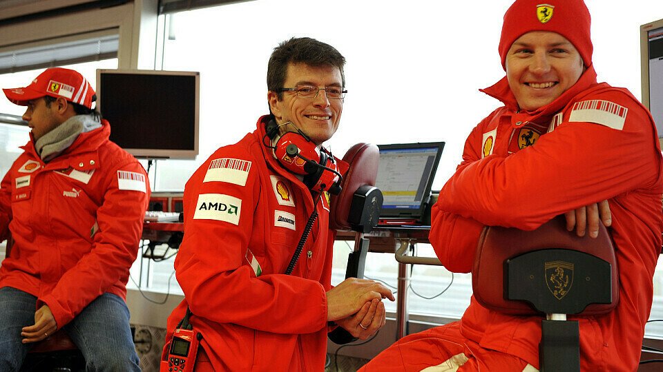 Kimi Räikkönen fühlt sich wohl bei Ferrari, Foto: Ferrari Press Office