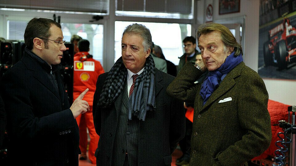 Luca di Montezemolo im Gespräch mit Stefano Domenicali, Foto: Ferrari Press Office
