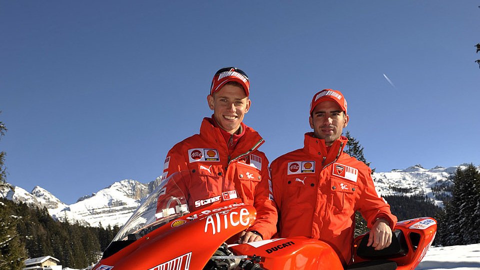 Casey Stoner glaubt weiter an Marco Melandri, Foto: Ducati