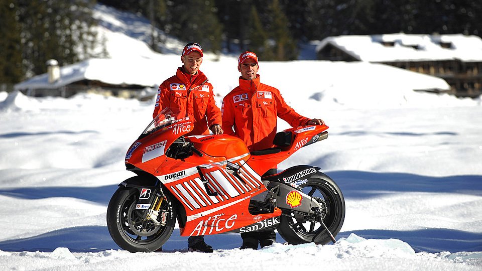 Marco Melandri glaubt, das gleiche leisten zu können wie Casey Stoner, Foto: Ducati