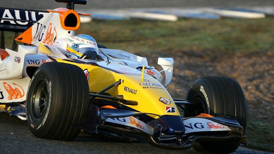 Alonso mischte die Testwelt auf., Foto: Sutton