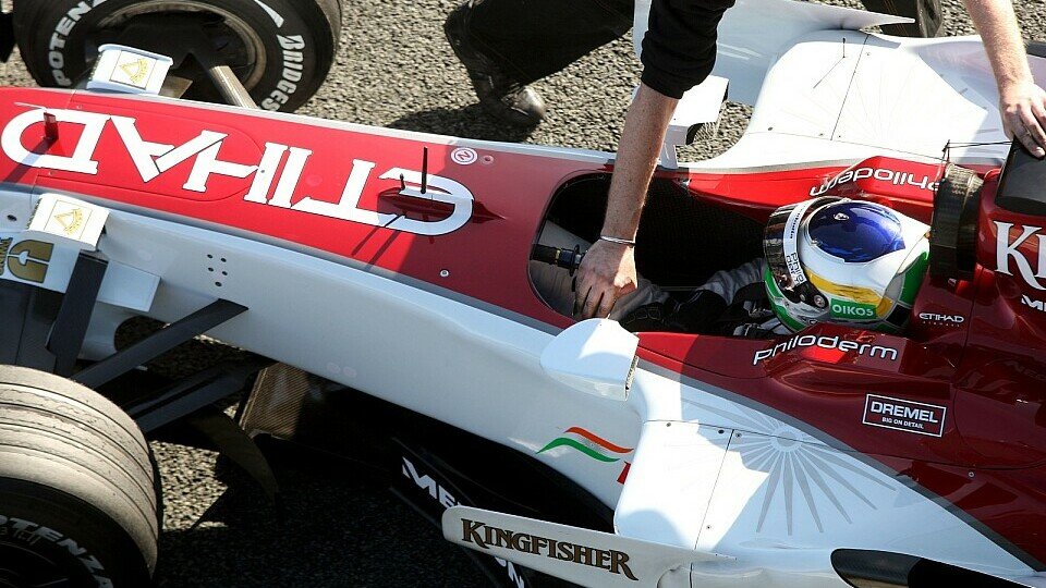 Giancarlo Fisichella weiß nicht, wieso Spyker 2007 hinterher fuhr., Foto: Sutton