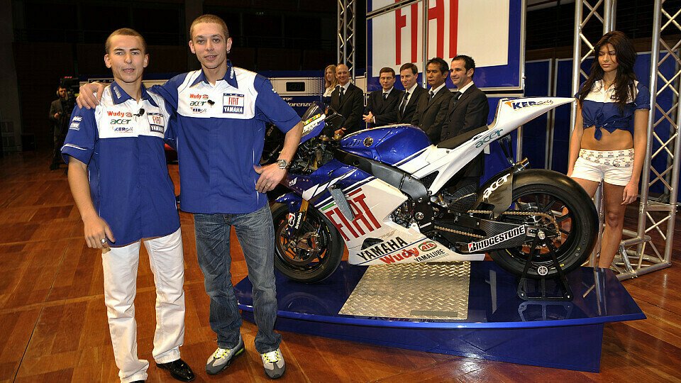 An den Boxen werden sich die Beiden nicht sehr oft sehen, Foto: Fiat Yamaha