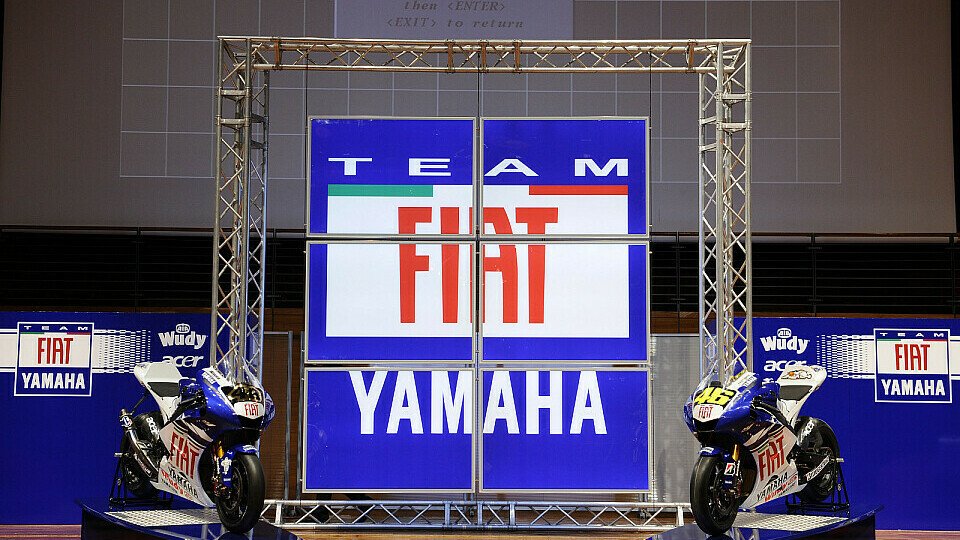 Fiat bleibt Hauptsponsor von Yamaha., Foto: Fiat Yamaha