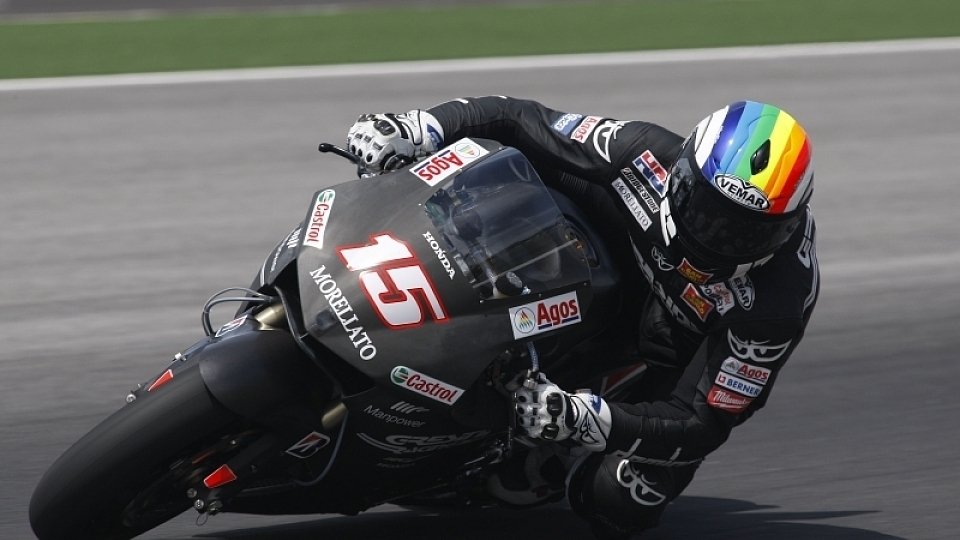 Alex de Angelis hatte seinen Spaß, Foto: Honda