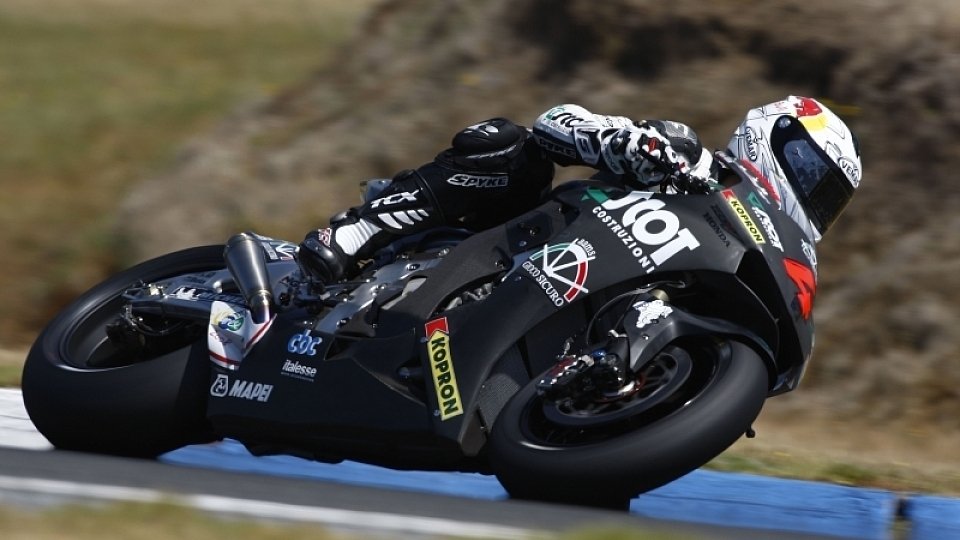 Andrea Dovizioso war nicht unzufrieden, auch wenn mehr drin gewesen wäre, Foto: Honda