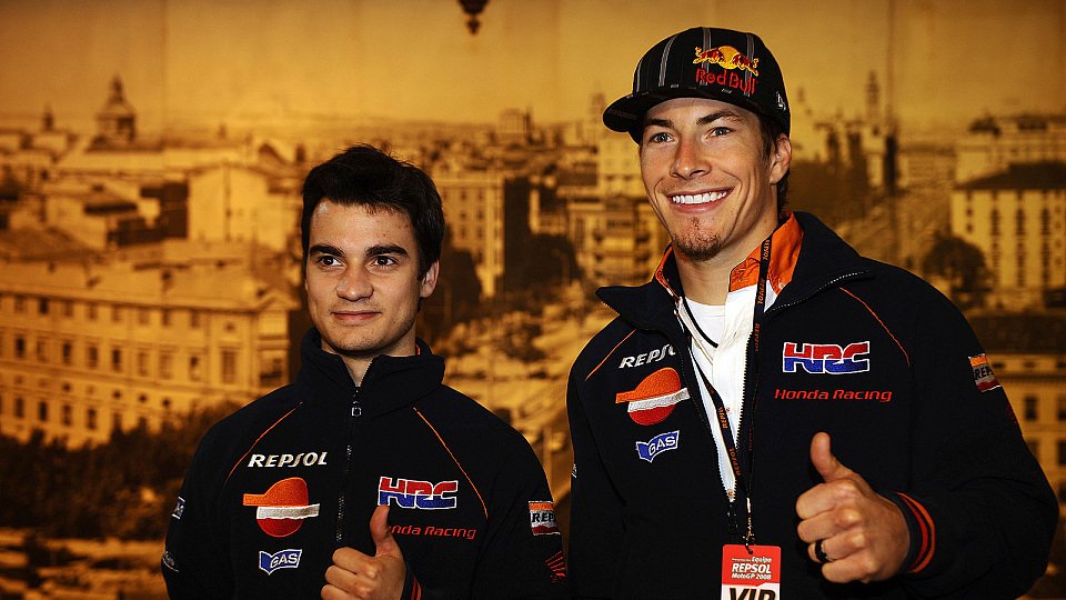 Dani Pedrosa und Nicky Hayden waren drei Jahre lang Teamkollegen bei Repsol-Honda, Foto: Repsol