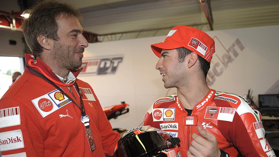 Livio Suppo und Marco Melandri könnten bald etwas zu besprechen haben, Foto: Ducati